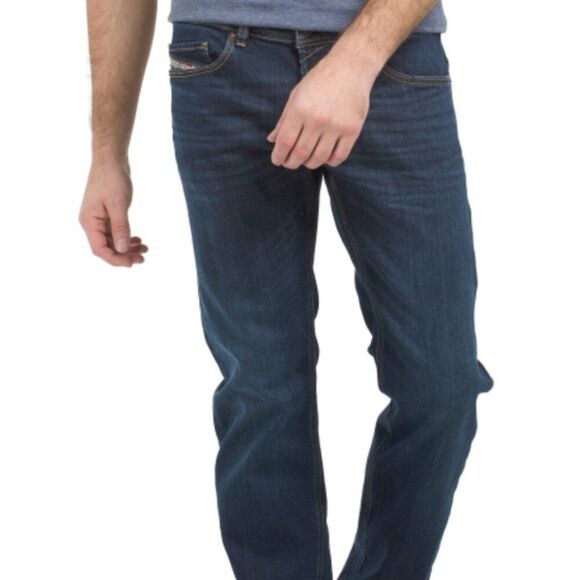 Diesel Jeans Men's Size 32X30 Blue Safado Regular Slim Straight